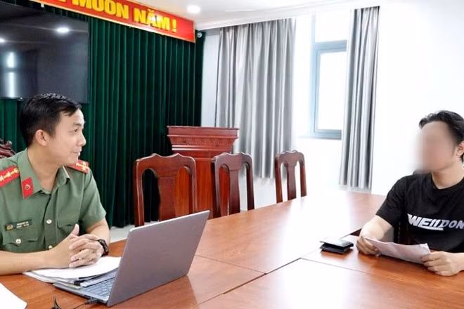 Đối tượng L.V.L làm việc tại cơ quan Công an.