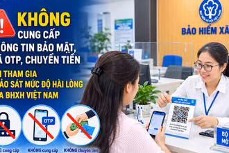 Bảo hiểm xã hội Việt Nam khuyến cáo người dân, doanh nghiệp chỉ tham gia khảo sát qua các kênh chính thức.