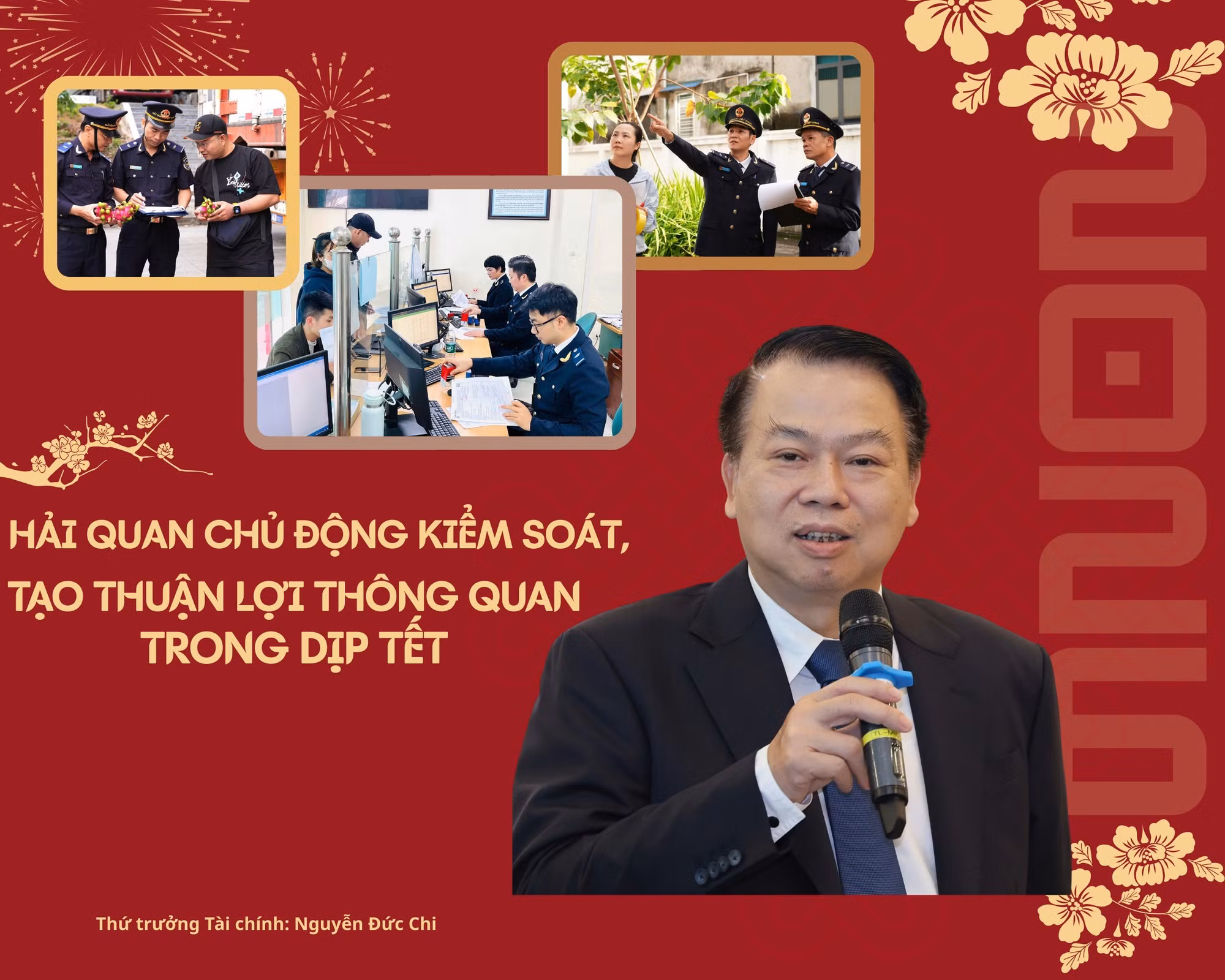 Hải quan chủ động kiểm soát, tạo thuận lợi thông quan trong dịp Tết.