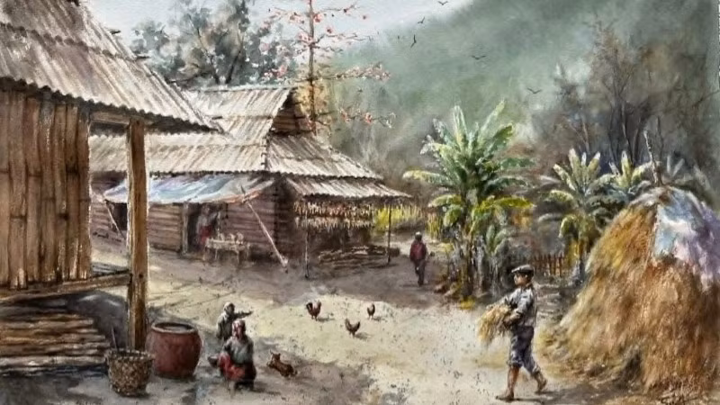 Trích từ một tác phẩm tham gia triển lãm.