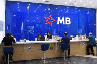 Phòng giao dịch của MB 