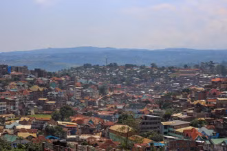 Quang cảnh thành phố Bukavu, tỉnh Nam Kivu, CHDC Congo. (Ảnh: THX/TTXVN)