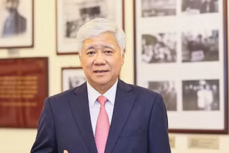 Đồng chí Đỗ Văn Chiến, Ủy viên Bộ Chính trị, Bí thư Trung ương Đảng, Bí thư Đảng ủy Mặt trận Tổ quốc, các đoàn thể Trung ương, Chủ tịch Ủy ban Trung ương Mặt trận Tổ quốc Việt Nam. (Ảnh: Quang Vinh)