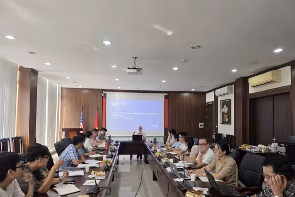 Quang cảnh lễ khai mạc Giai đoạn 2 chương trình đào tạo, chuyển giao công nghệ giám định ADN thế hệ mới (NGS-SNP). (Ảnh: VAST)
