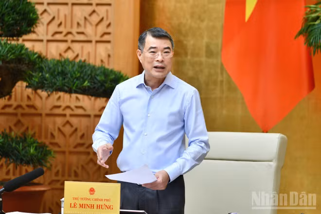 Thủ tướng Lê Minh Hưng chủ trì Phiên họp Chính phủ chuyên đề về xây dựng pháp luật tháng 6/2026. (Ảnh: THANH GIANG)