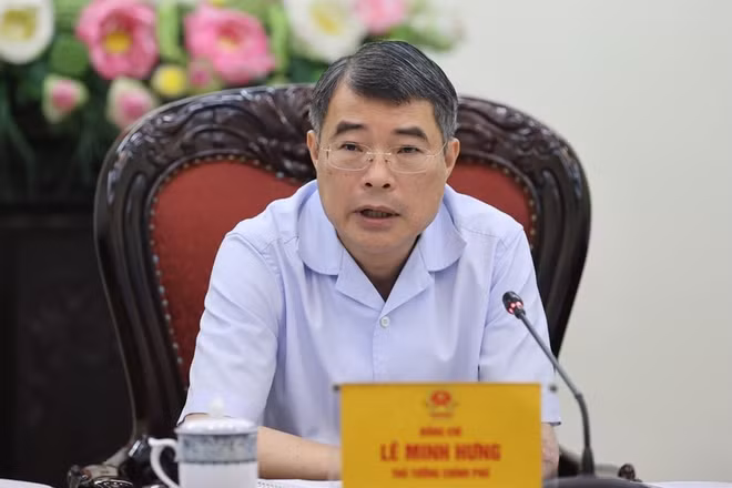 Thủ tướng Chính phủ Lê Minh Hưng chủ trì cuộc họp. (Ảnh: VGP/Nhật Bắc)
