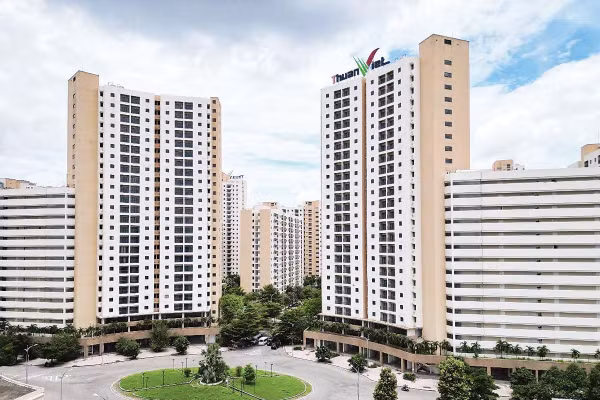 3.790 căn hộ tái định cư trong Khu đô thị mới Thủ Thiêm đang được thúc đẩy tiến độ để tổ chức đấu giá trong năm 2026 (Ảnh THẾ ANH)