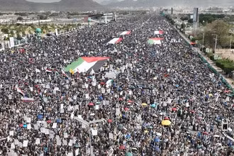 [Video] Biểu tình phản đối nạn đói ở Gaza lan rộng tại Yemen 