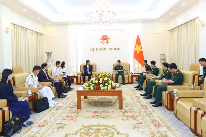 Quang cảnh buổi tiếp.