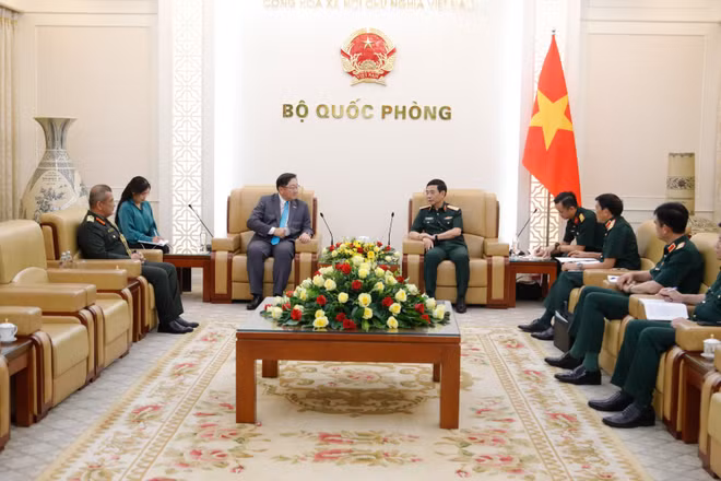 Quang cảnh buổi tiếp.