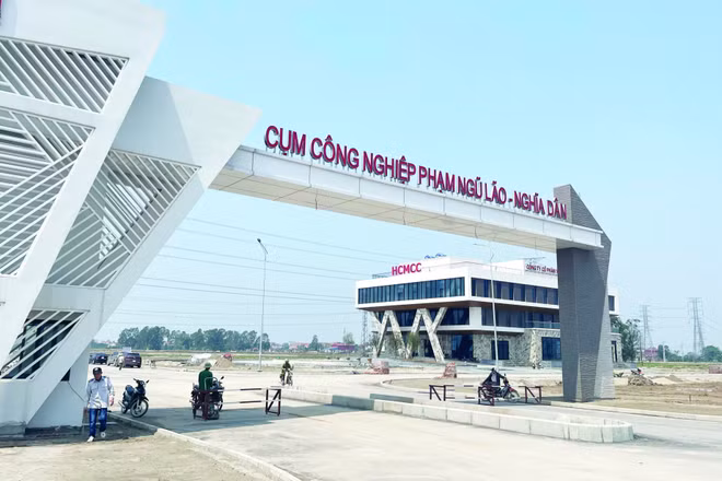 Chủ đầu tư đẩy nhanh tiến độ xây dựng hạ tầng cụm công nghiệp Phạm Ngũ Lão-Nghĩa Dân, tỉnh Hưng Yên.