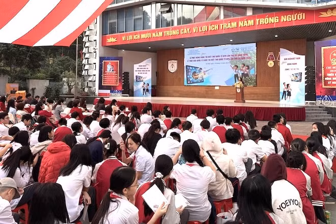 Quang cảnh Lễ phát động Cuộc thi Viết thư quốc tế UPU lần thứ 55.