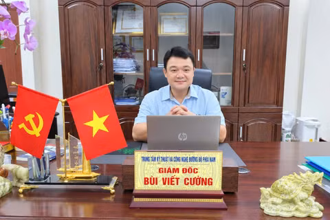 Ông Bùi Viết Cường, Giám đốc Trung tâm Kỹ thuật và Công nghệ đường bộ phía nam. (Ảnh: Nhân vật cung cấp)