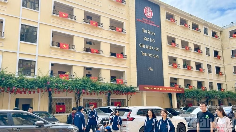 Trường đại học Khoa học Xã hội và Nhân văn. (Ảnh: LÊ HÀ)