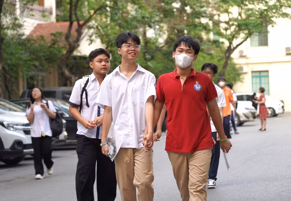 Thí sinh dự Kỳ thi tuyển sinh vào lớp 10 Trường THPT chuyên Khoa học Tự nhiên năm học 2025-2026 (Ảnh: HUS)