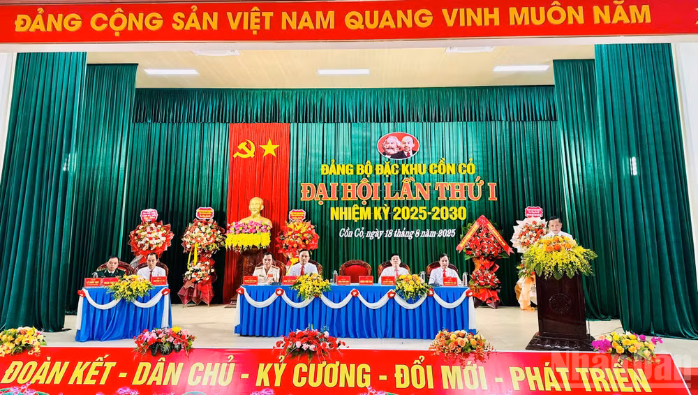 Đảng bộ đặc khu Cồn Cỏ tổ chức Đại hội lần thứ I, nhiệm kỳ 2025-2030.