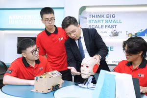 Qualcomm x Arduino Innovation Lab là Arduino Lab đầu tiên tại Đông Nam Á, được đặt tại Swinburne Vietnam, số 80 Duy Tân, Hà Nội. (Ảnh: BTC cung cấp)
