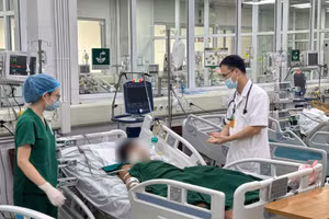 Bệnh nhân nhập viện trong tình trạng nặng. (Ảnh: BVCC)