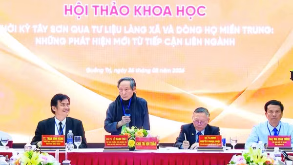 Hội thảo “Thời kỳ Tây Sơn qua tư liệu làng xã và dòng họ tại miền trung- Những phát hiện mới từ góc nhìn liên ngành”.