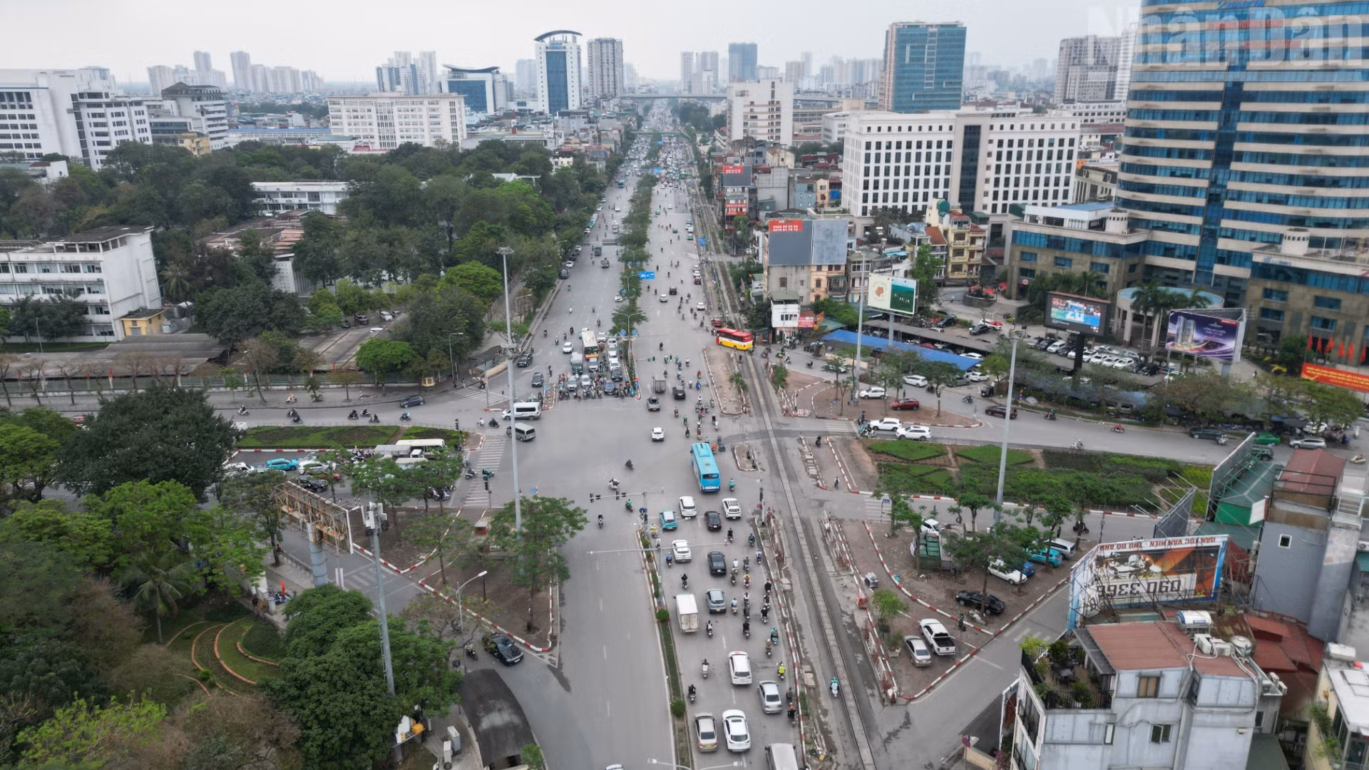 [Ảnh] Hà Nội: Giải phóng mặt bằng dự án Trục không gian Quốc lộ 1A