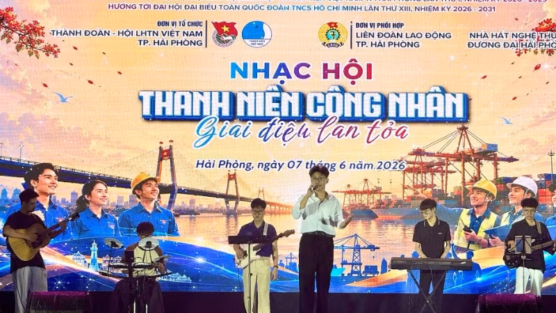 Nhạc hội Thanh niên công nhân thành phố Hải Phòng năm 2026.