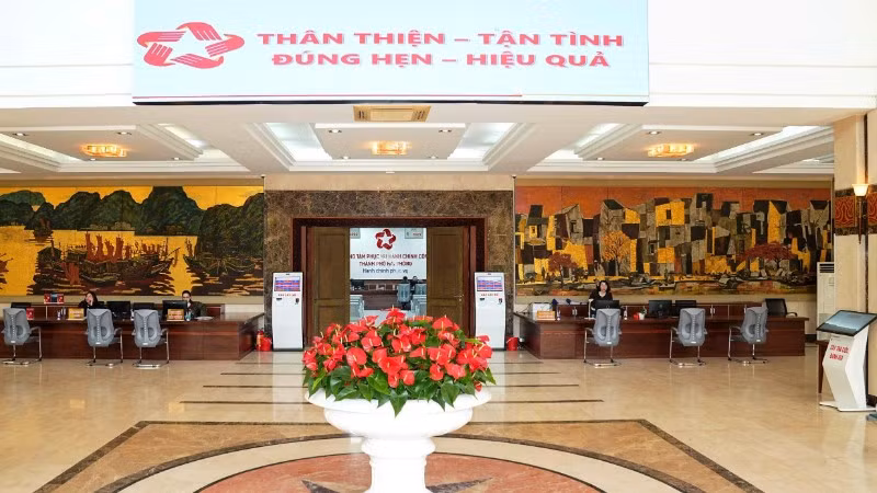 (Ảnh minh họa: Trung tâm phục vụ hành chính công thành phố Hải Phòng)