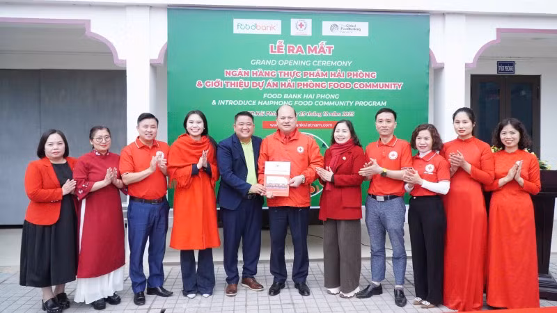 Ra mắt Ngân hàng thực phẩm Hải Phòng (Food Bank Hải Phòng).
