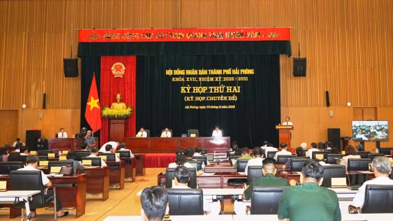 Quang cảnh kỳ họp.