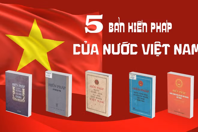 5 bản Hiến pháp của nước Việt Nam