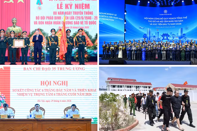 Tin nổi bật ngày 29/6: Bộ đội Pháo binh-Tên lửa kỷ niệm 80 năm Ngày truyền thống; Công bố Quy hoạch tổng thể Thủ đô tầm nhìn 100 năm