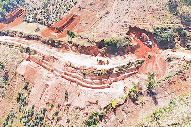 Mỏ của Rainbow Rare Earths ở Phalaborwa.