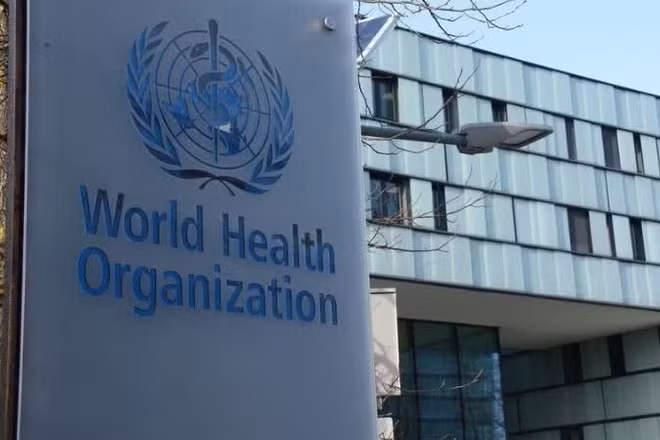 Trụ sở của Tổ chức Y tế thế giới (WHO) tại Geneva, Thụy Sĩ. (Ảnh: Xinhua/Liu Qu)