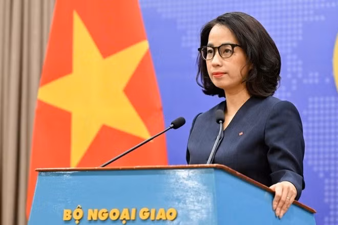 Người phát ngôn Bộ Ngoại giao Việt Nam Phạm Thu Hằng. (Ảnh: BNG)