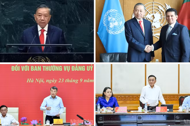 Tin nổi bật ngày 23/9: Tổng Bí thư, Chủ tịch nước phát biểu tại Đại hội đồng LHQ; Thông qua dự thảo báo cáo kết quả kiểm tra, giám sát đối với Ban Thường vụ Đảng ủy Chính phủ