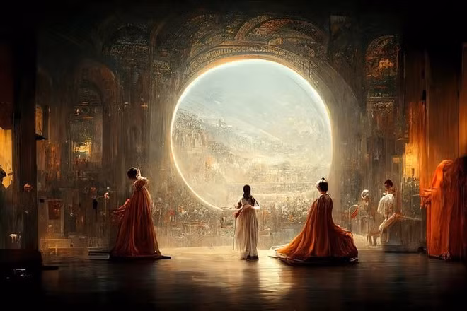 Bức tranh giúp Jason Allen giành giải nhất cuộc thi vẽ tranh kỹ thuật số. (Ảnh: JASON ALLEN)