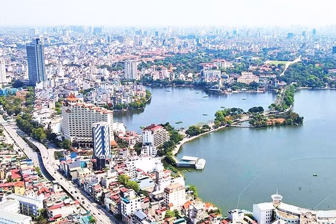 Cây xanh, mặt nước là điểm nhấn có giá trị đặc biệt đối với đô thị.
