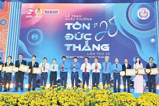 Lễ trao Giải thưởng Tôn Đức Thắng lần thứ 25.