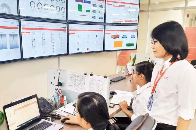 Ứng dụng công nghệ quản lý nội khu Công viên phần mềm Quang Trung.