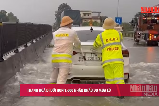 [Video] Thanh Hóa di dời hơn 1.600 nhân khẩu do mưa lũ