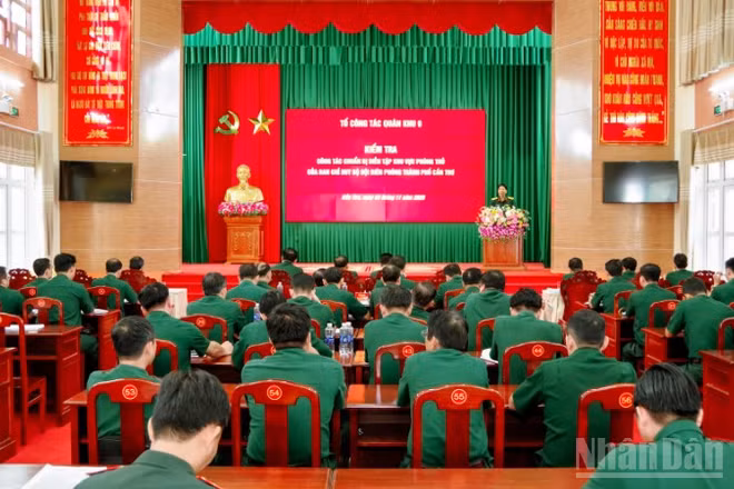 Quang cảnh buổi kiểm tra.