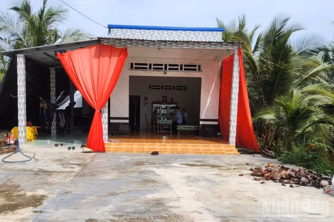 Ngôi nhà mới khang trang của hộ thoát nghèo tại xã Hỏa Lựu, thành phố Cần Thơ.