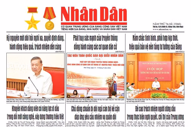 Báo Nhân Dân số 25868