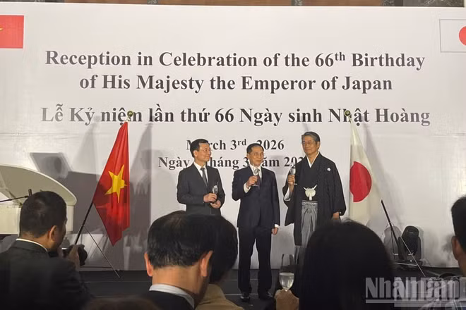 Lễ kỷ niệm lần thứ 66 Ngày sinh Nhà vua Nhật Bản tại Hà Nội