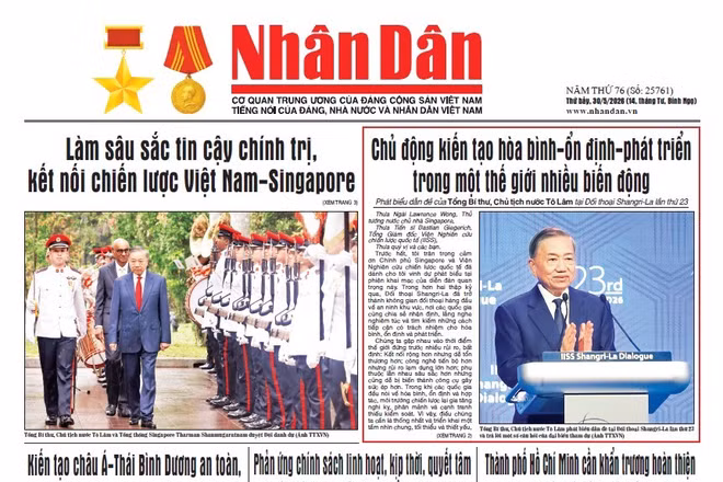 Báo Nhân Dân số 25761