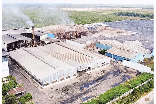 Nhà máy xử lý rác Tâm Sinh Nghĩa đặt tại khu vực huyện Củ Chi (cũ). 
