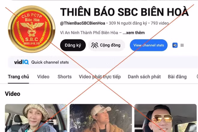 Công an phố Đồng Nai bắt giam chủ kênh youtube “Thiên Báo SBC Biên Hòa”. (Ảnh: Báo Công an nhân dân)