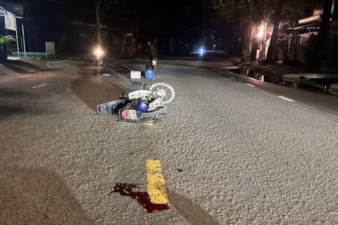 Hiện trường vụ tai nạn. (Ảnh: Công an thành phố Đồng Nai)
