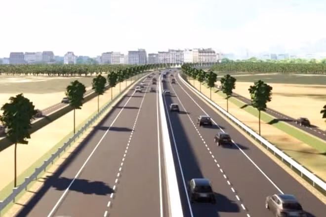 Phối cảnh đường Vành đai 4-Thành phố Hồ Chí Minh.