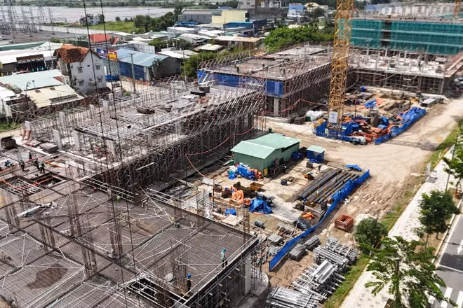 Một dự án nhà ở xã hội trên địa bàn phường Long Thành.