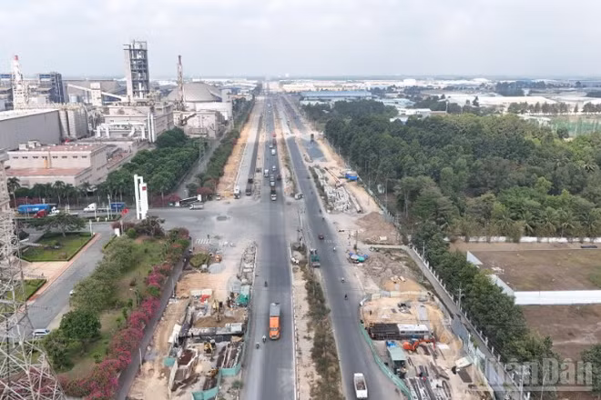 Dự án đường 25B, đoạn từ trung tâm xã Nhơn Trạch đến Quốc lộ 51.